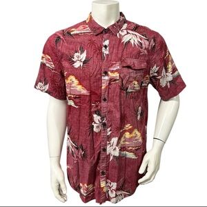 O'Neill Red Floral Men's Casual Shirt